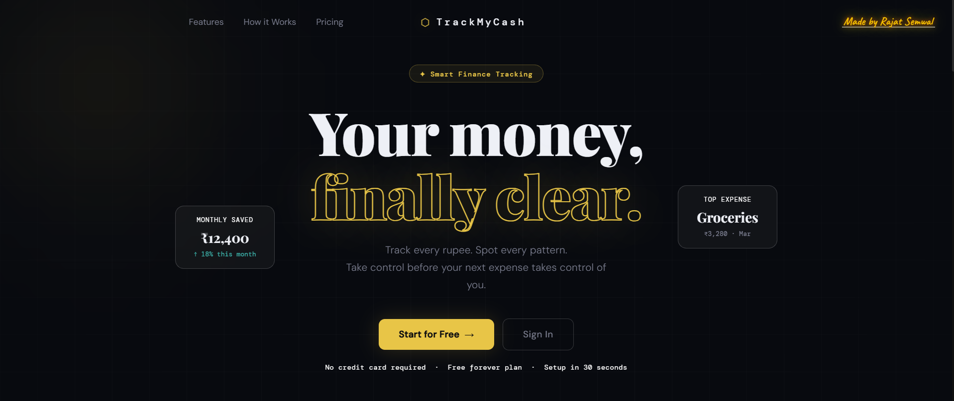 Expense Tracker screenshot