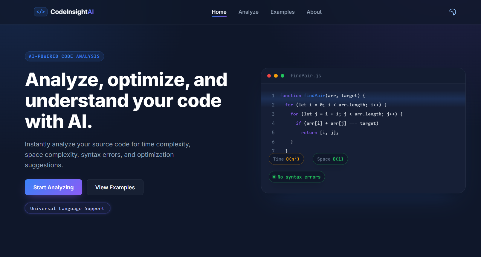 CodeInsight AI screenshot